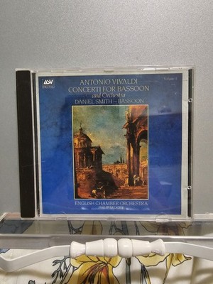 Antonio Vivaldi Concerti For Bassoon & Orchestra Daniel Smith VOL 1. CD