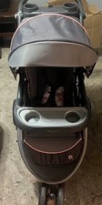 Baby Trend Sky View Plus Stroller EZ Flex-Loc Infant Car Seat, Bluebell Adjust