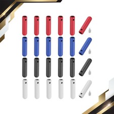 24Pcs Shoelace Tips with Screw Alloy 25mm Aglets End Tip Cap 4 Color