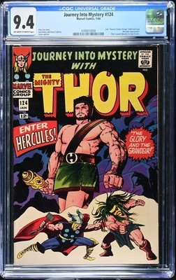 Journey into Mystery #124 1966 Marvel Comics CGC 9.4