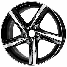 18 Volvo S60 Wheel Rim Factory Oem 70394 2014-2016 Machined Black