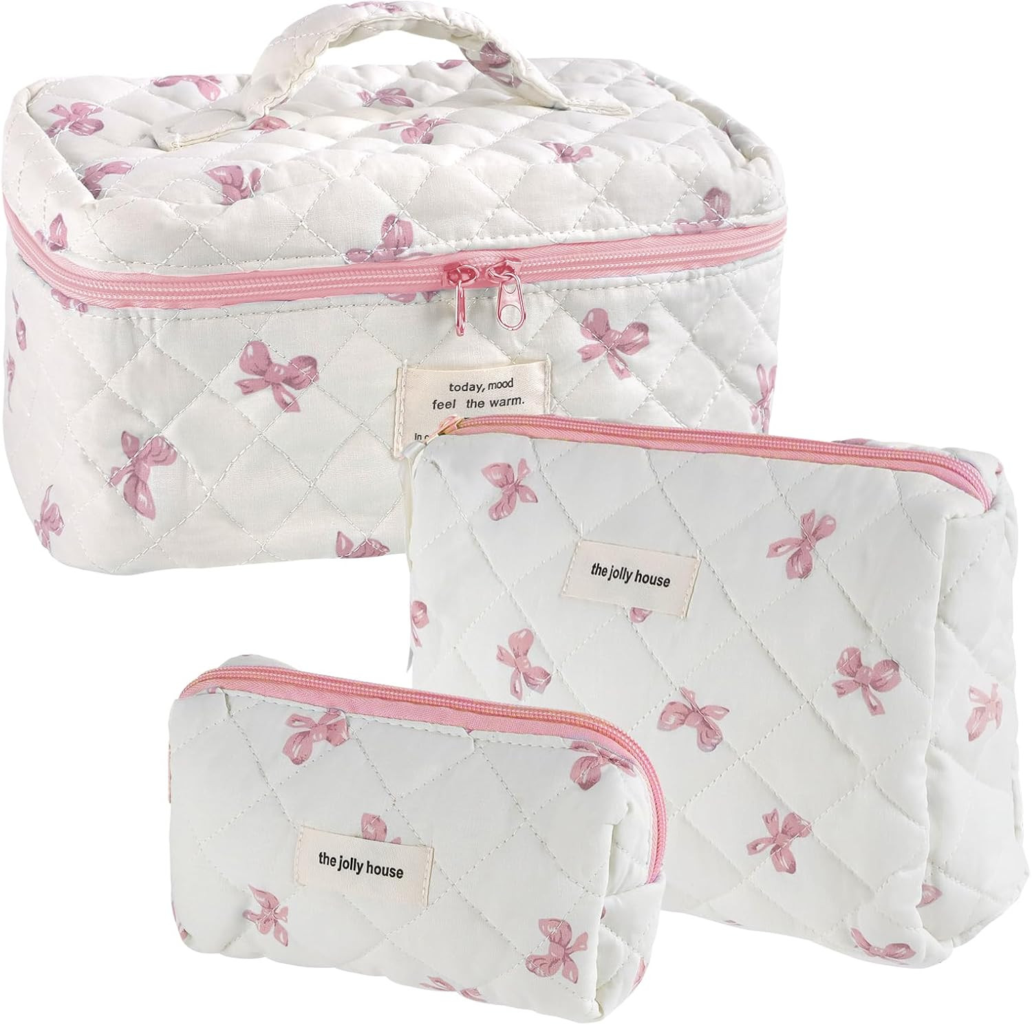 3 Pezzi Beauty Case da Viaggio Donna Elegante | Porta Trucchi Professionale