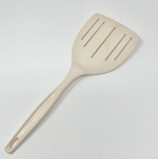 Espátula de plástico de nailon Foley de colección ancha para panqueques ranurados EE. UU. Almendra