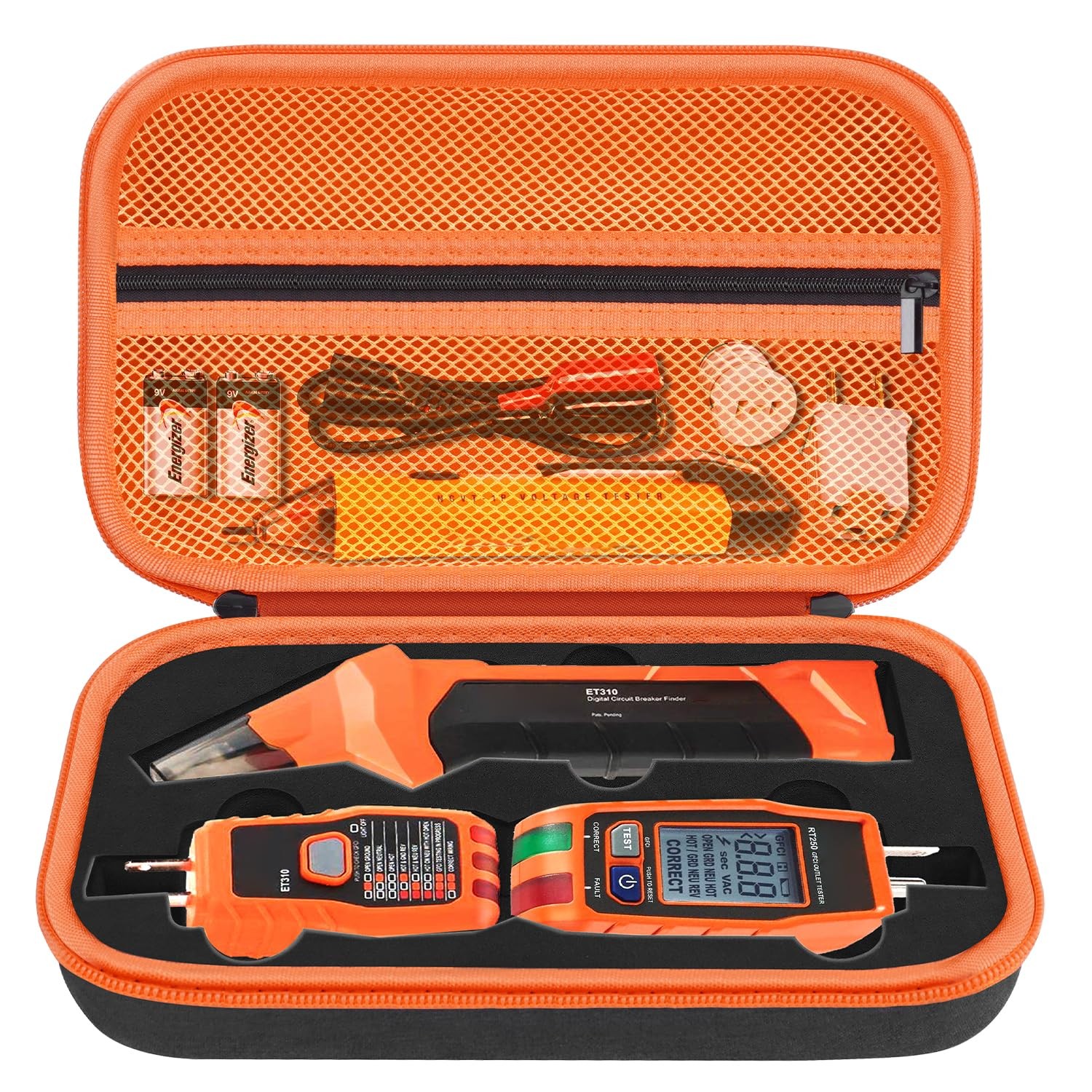 Hard Case for Klein Tools ET310 AC Circuit Breaker Finder Electric Black