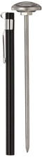 ST02 Stainless Steel Pocket Dial Thermometer, 5" Stem, 1" Dial, 0 to 220