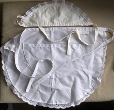 Ladies Girls Maids Fancy Dress Apron and Headband Book Day Hen Party Costume