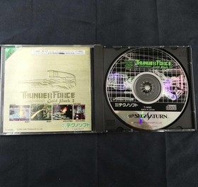 [Rare] Thunder Force Gold Pack 2 Sega Saturn TECNO SOFT 1996 A5790