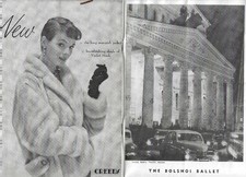 The Bolshoi Ballet at Maple Leaf Gardens  Program Toronto June 11, 1959