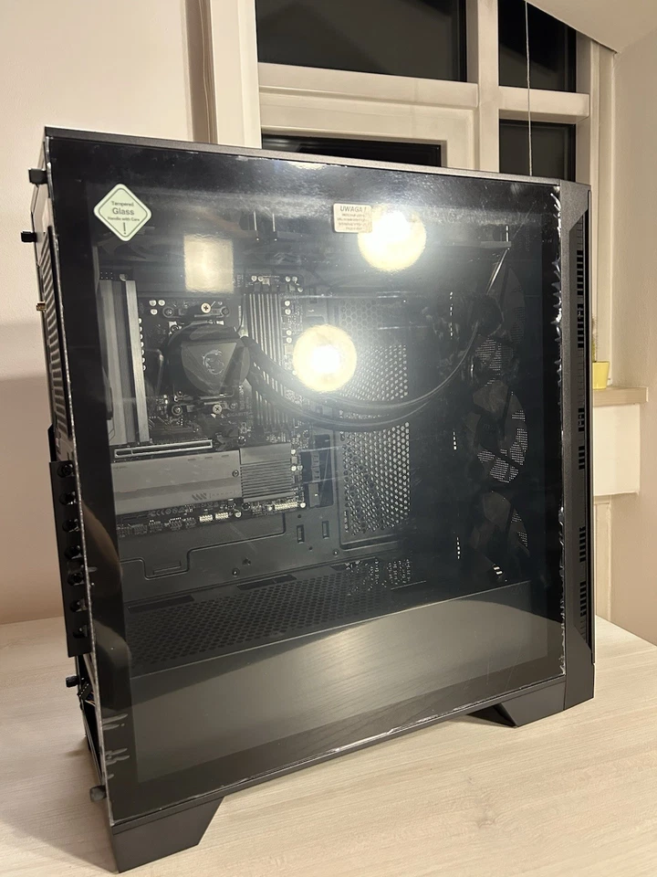 Case MSI Mag Forge 320R +B650M Gaming X AX +Mpg Coreliquid 360RV2 +4 Ventole RGB - Immagine 2 di 4