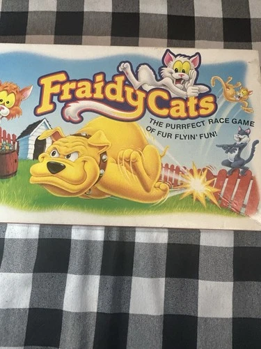 Vintage 1994 Fraidy Cats Milton Bradley Board Game No Instruction Manual Works