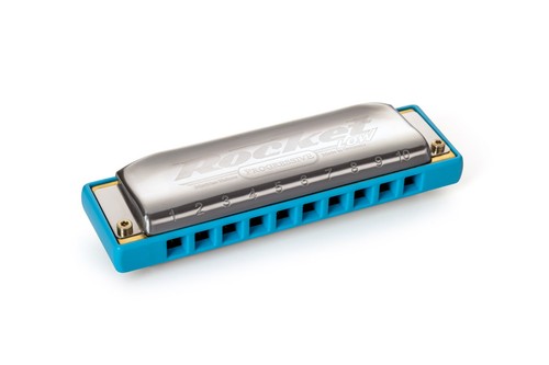 Hohner Progressive Series Rocket Low 10 Hole Diatonic Harmonica, Low F -M201616P - Picture 2 of 12
