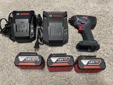 Bosch 25618 Impact Drill 2 chargers and 3 4.0...