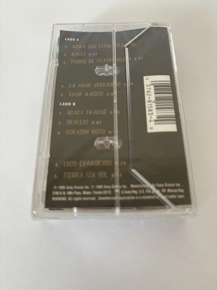 Jerry Rivera Cassette Magia 1995 Sony Salsa Pop Rare New Sealed - Image 3 of 3