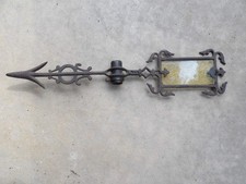 Late 1800's Antique American Cast Iron Weathervane Direction Arrow Lightning Rod