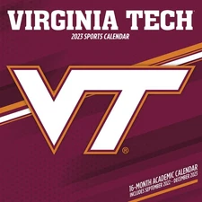 Virginia Tech Hokies 2023 16-Month Team Wall Calendar