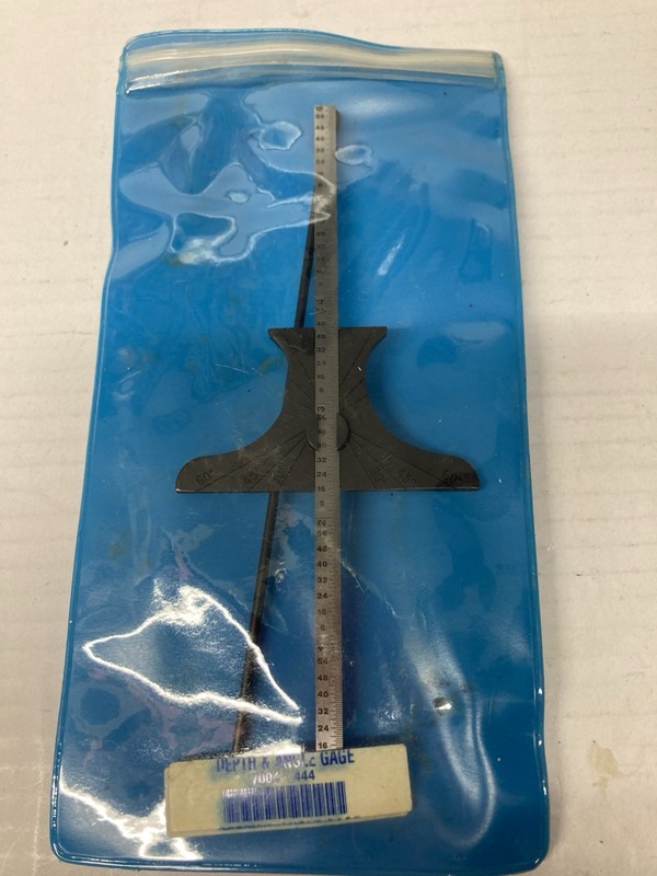 VINTAGE DEPTH And Angle GAUGE  # 7004- 444