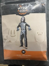 Kids' X-Ray Skeleton Halloween Costume Hyde and Eek Boutique Size Medium 8-10 