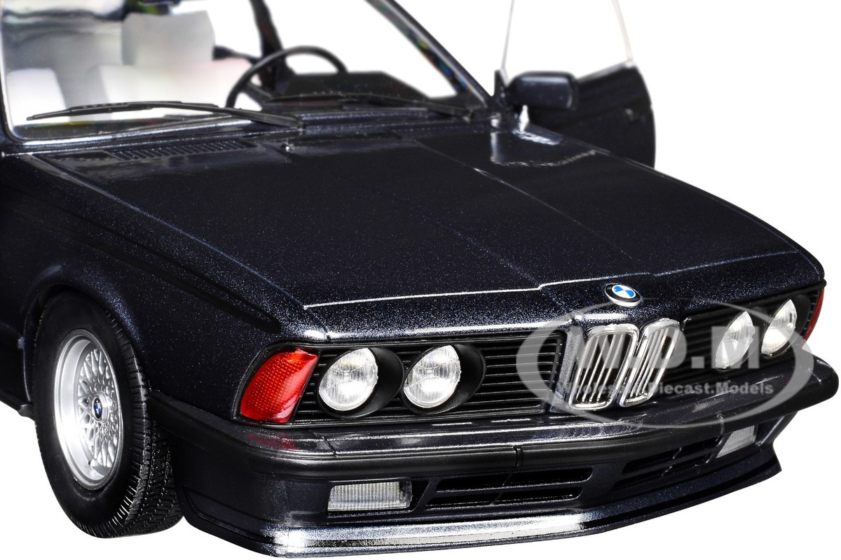 1984 BMW 635 CSI (E24) MACAU BLUE 1/18 DIECAST MODEL BY SOLIDO