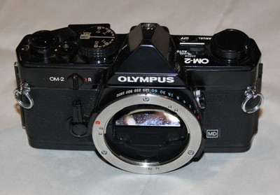 Olympus OM-2 Film Camera Body Only -Black *WORKS*