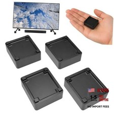 4 Pack Stackable TV Stand Riser Blocks, 1/2 Inch Adjustable TV Leg Risers with