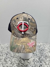 Minnesota Twins Hat Cap Strap Back Camouflage Camo MLB Baseball Mens One Size