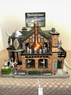 Lemax Yulesteiner Brewery Sights & Sounds Collection Works Read