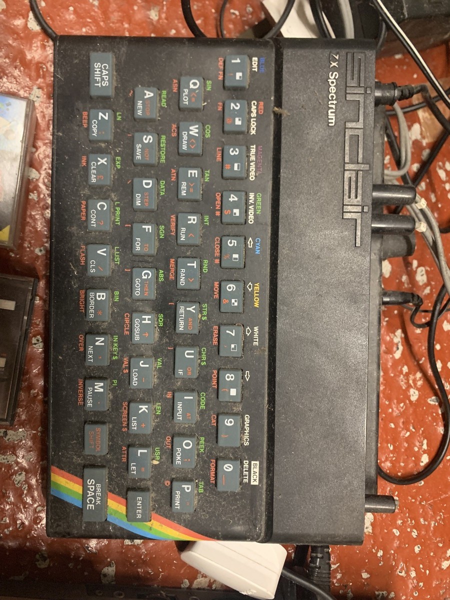 Sinclair ZX Spectrum 48k UNTESTED Personal Computer, games and