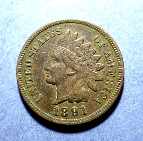 1891 Indian Cent Ch. VF