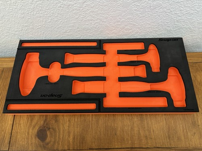 #ad snap on tools foam organizer orange dead blow ball peen hammer set FMHBBD04B new $50.00