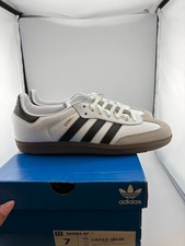 NEW Adidas Samba OG Cloud White Core Black GS IE3675 Size 7y WITH BOX