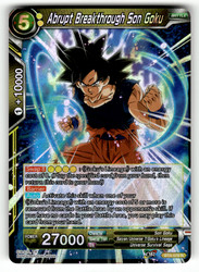 Dragon Ball Super Colossal Warfare Abrupt Breakthrough Son Goku BT4-076 Rare