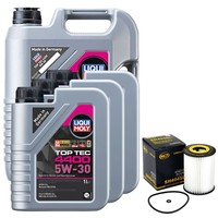 MotoröL Set 4400 5W-30 Liqui Moly 8 Liter + ÖLfilter FüR Mercedes E-Klasse CLS