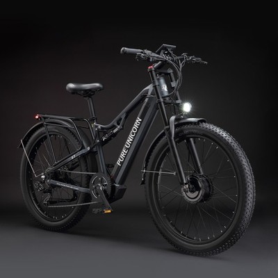 PURE UNICORN U7 Elektrofahrrad 2000W 19,2Ah 27,5'' E-Bike Shimano 7 Gänge 50KM/H