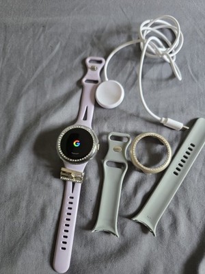 Google Pixel Watch 41mm Silicone Band, Wear OS Accessories included 