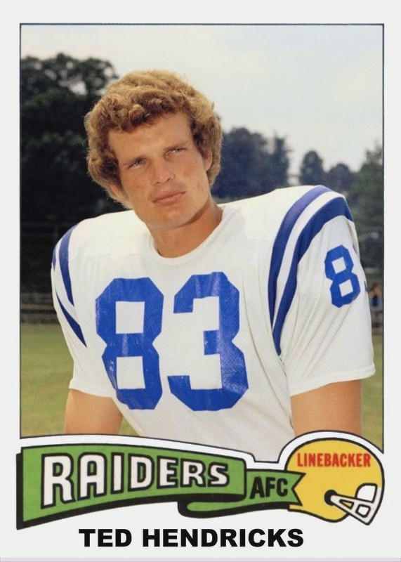 TED HENDRICKS 75#### BUY 5 GET 1 FREE ### or 30% OFF 12 OR MORE