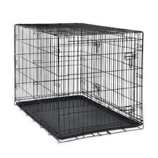 Vibrant Life - 42  Double Door Folding Metal Dog Crate
