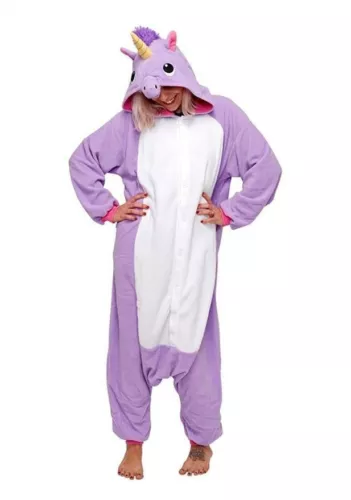 Mens Ladies Fleece Pyjama Pajamas Kigurumi Onsies Adults Animal Costume UK - Picture 16 of 68