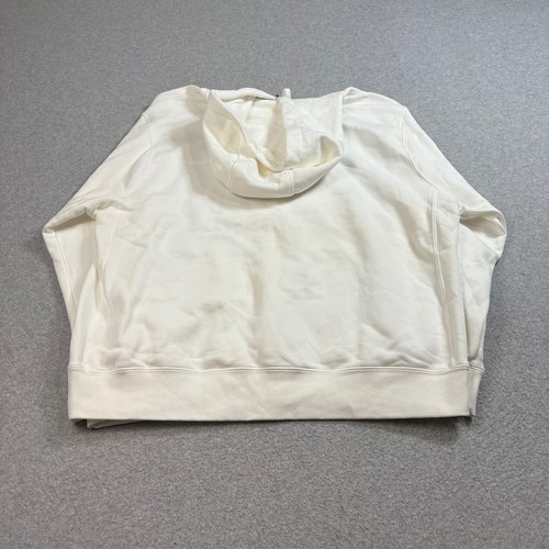 Nike Hoodie Men XL White Pullover Sweatshirt Lightweight Logo Streetwear Sporty - Picture 2 of 8