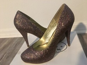 multicolor glitter heels
