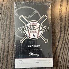 Murray Sporting Goods Baseball/Softball Lineup Cards - 35 Games
