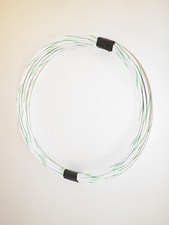 WHITE/GREEN AUTOMOTIVE WIRE 16 GAUGE HIGH TEMP GXL 25 FEET