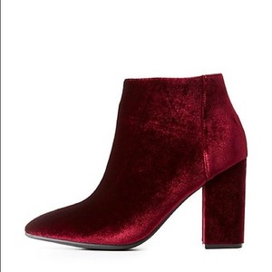 charlotte russe red boots