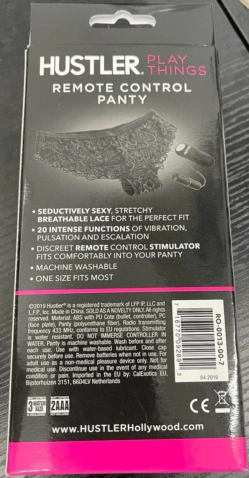 EE. UU. Inalámbrico Control Remoto Correa Ropa Interior Nuevas Mujeres Bragas 20 Funciones Foto 4 de 4