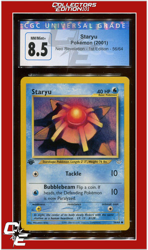 Staryu (1st Edition) graded CGC 8.5 for sale on eBay
