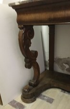 COMPLEMENTO DI ANTICO ARREDO_CONSOLLE CON SPECCHIERA_BELLE GRANDI DIMENSIONO_AGO