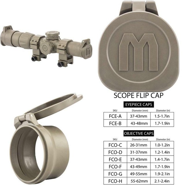 Swarovski Lens Covers 56mm Objective Flip up Rifle Scope Protector