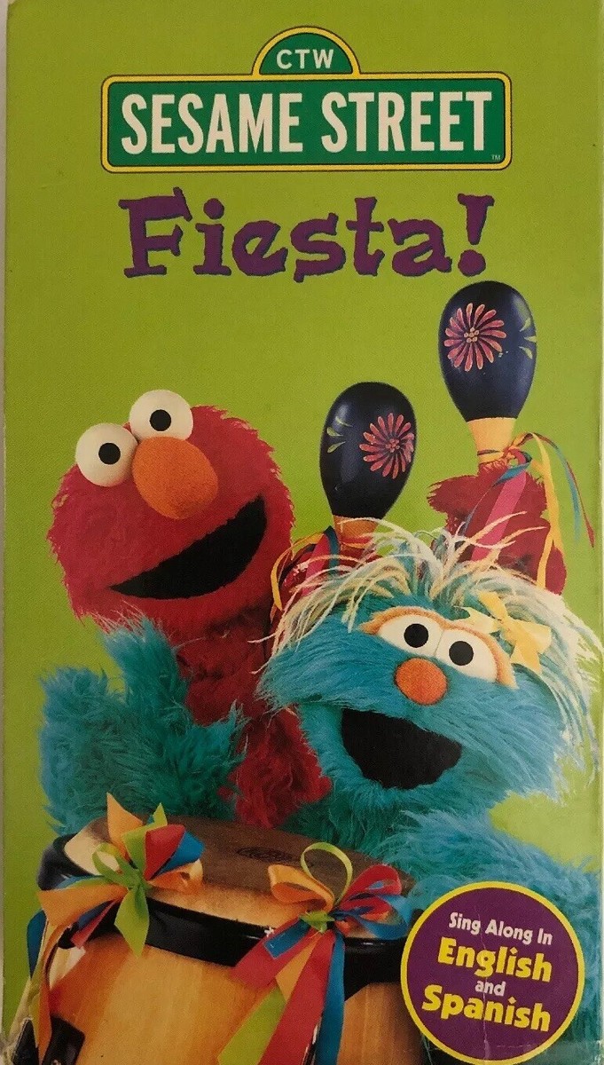 Sesame Street Fiesta!(VHS 1997)TESTED RARE VINTAGE COLLECTIBLE