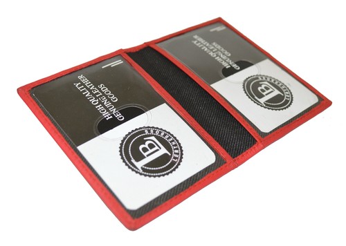 Mini billetera plegable con doble ventana de identificación para tarjeta de crédito delgada de cuero - Imagen 40 de 61