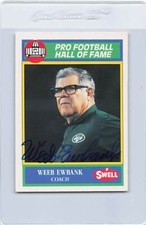 1990 Swell HOF #98 Weeb Ewbank Signed Auto *K6626