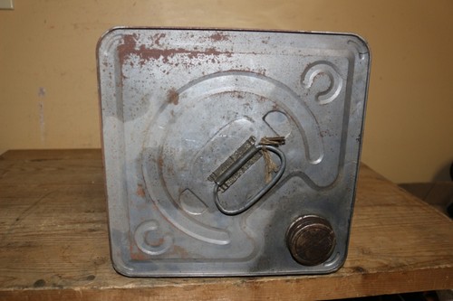 Letrero de lata de aceite de motor vintage Sinclair de 5 galones de metal BONITO ESTADO - Imagen 6 de 8